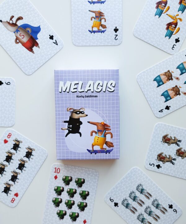 Kortų žaidimas "Melagis"