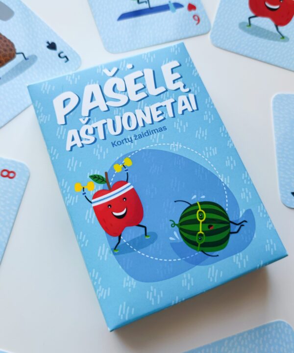 Alternative view of Kortų žaidimas "Pašėlę aštuonetai"