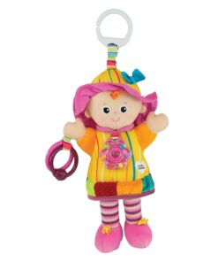 edukaciniai zaislai. Lavinamieji zaislai. Lamaze . Sensorinis žaislas - lėlė „Mano draugė Emilė“