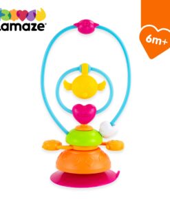 edukaciniai zaislai. Lavinamieji zaislai. Lamaze . Lavinamasis kūdikio žaislas „Oro balionas“ (tvirtinamas prie maitinimo kėdutės)