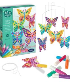 edukaciniai zaislai. Lavinamieji zaislai. SentoSphere . Vitražų rinkinys - Drugeliai