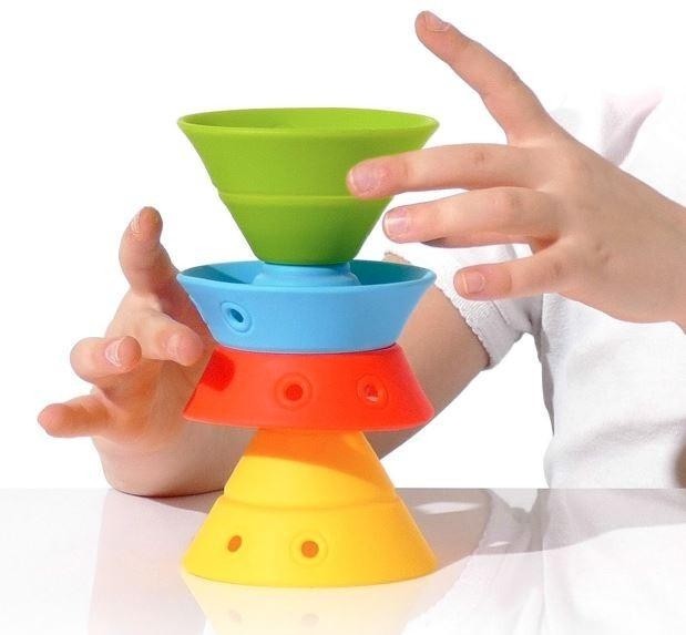 Hix Mix kūgiai-transformeriai - Moluk 3 edukaciniai zaislai. Lavinamieji zaislai. Moluk . Hix Mix kūgiai-transformeriai