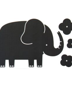 edukaciniai zaislai. Lavinamieji zaislai. Apli Kids . Juoda lipni kreidinė lenta Dramblys