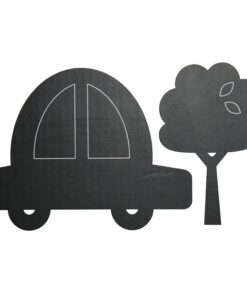 edukaciniai zaislai. Lavinamieji zaislai. Apli Kids . Juoda lipni kreidinė lenta Mašina