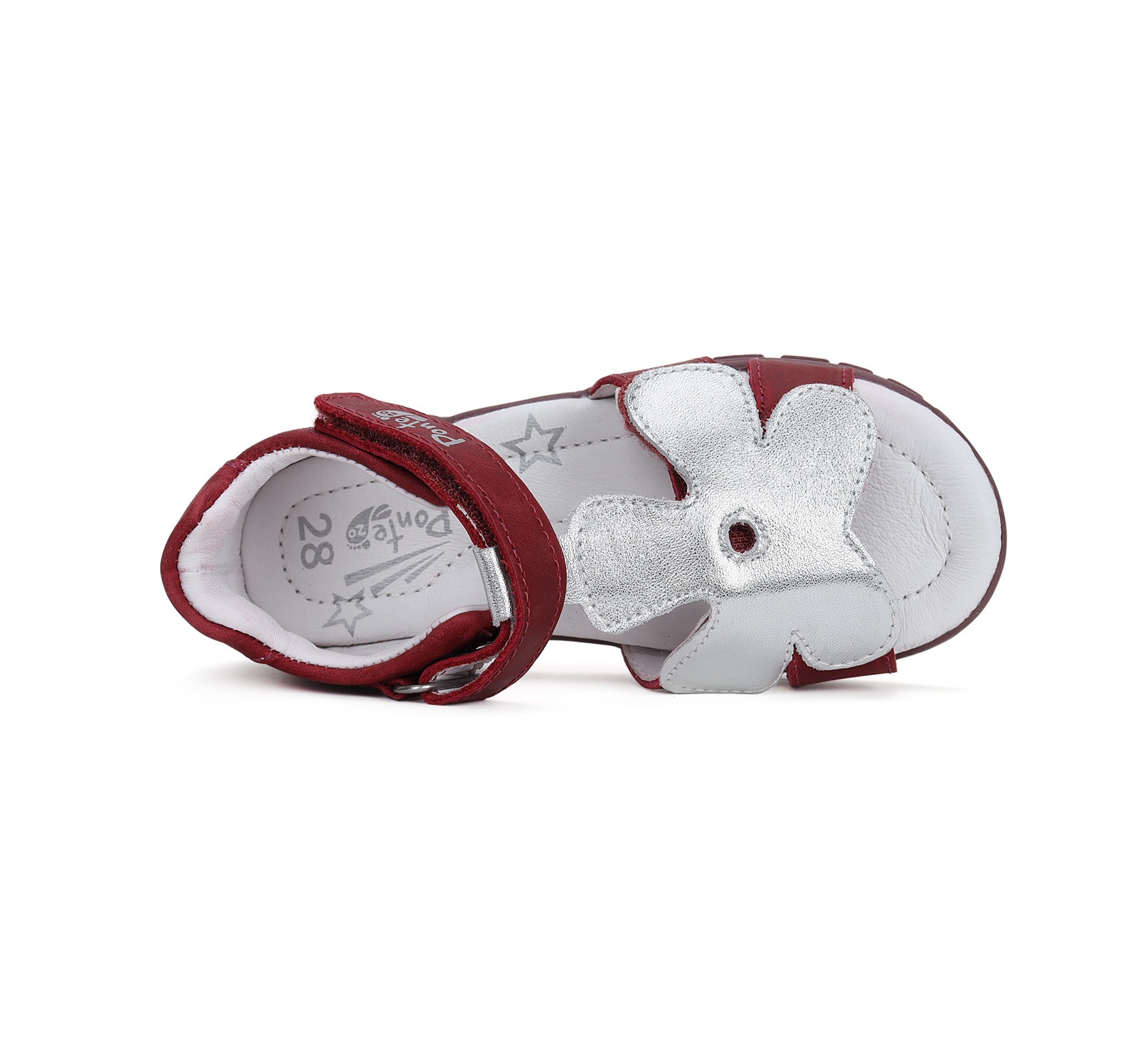 Ponte20 Raudonos basutės 22-27 d. DA05-4-1314. Batai vaikams 6 Ponte20 Raudonos basutės 22-27 d. DA05-4-1314. Batai vaikams. Tvirtas užkulnis