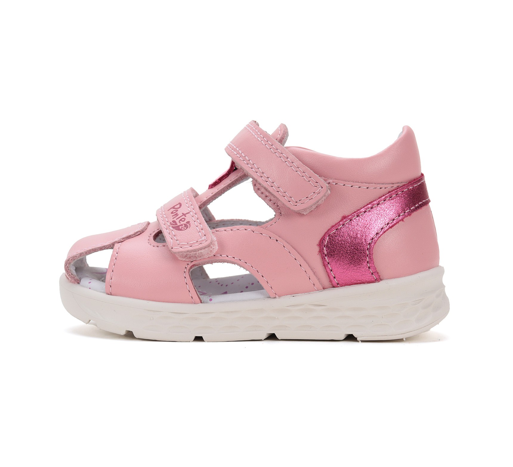 Ponte20 Rožinės basutės 28-33 d. DA05-5-1422BL. Batai vaikams. Tvirtas užkulnis