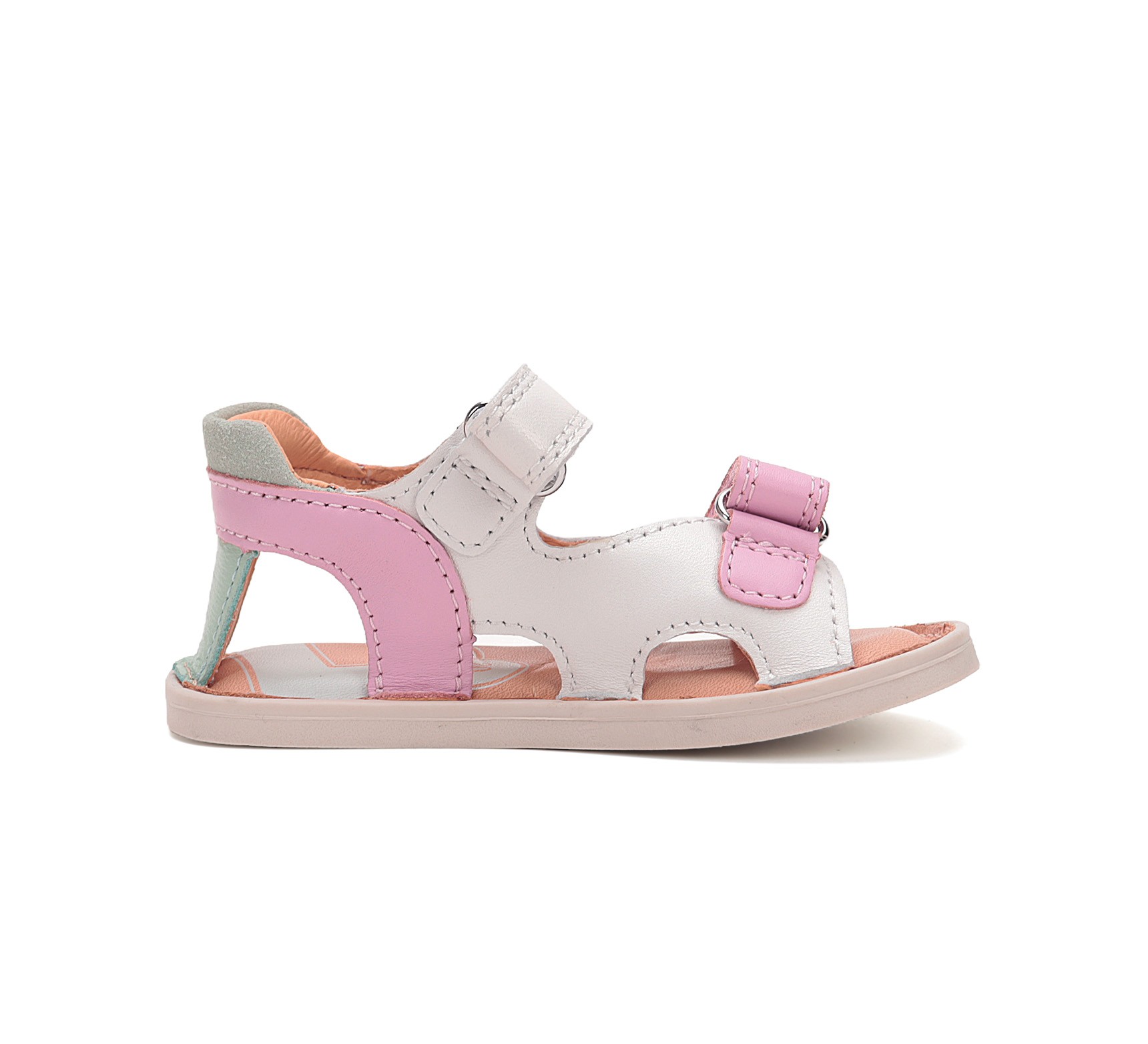 batukai vaikams D.D.Step (Vengrija) Baltos barefoot basutės 20-25 d. G076-51334C