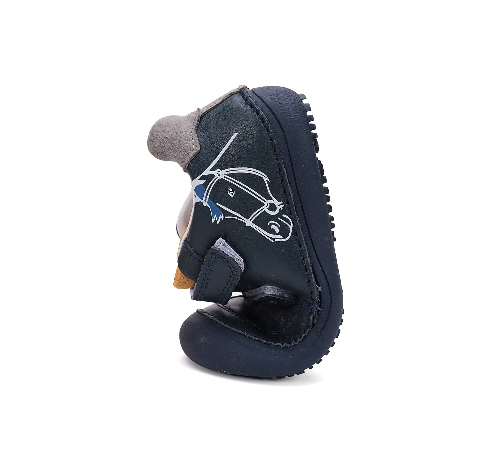 batukai vaikams D.D.Step (Vengrija) Barefoot mėlyni batai 25-30 d. S063-51264M