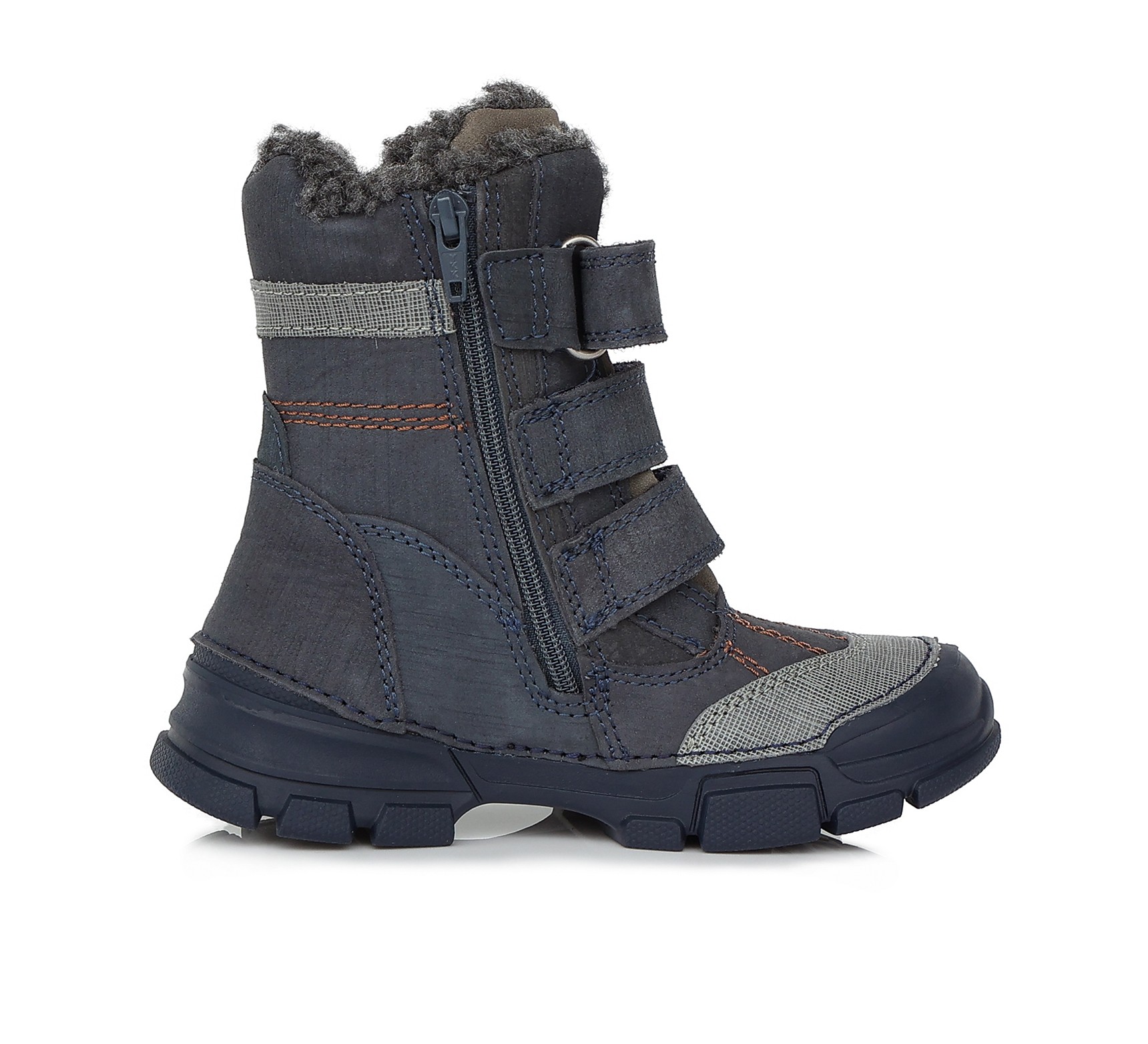 batukai vaikams D.D.Step (Vengrija) Batai su vilna 31-36 d. W056496BL-WOOL