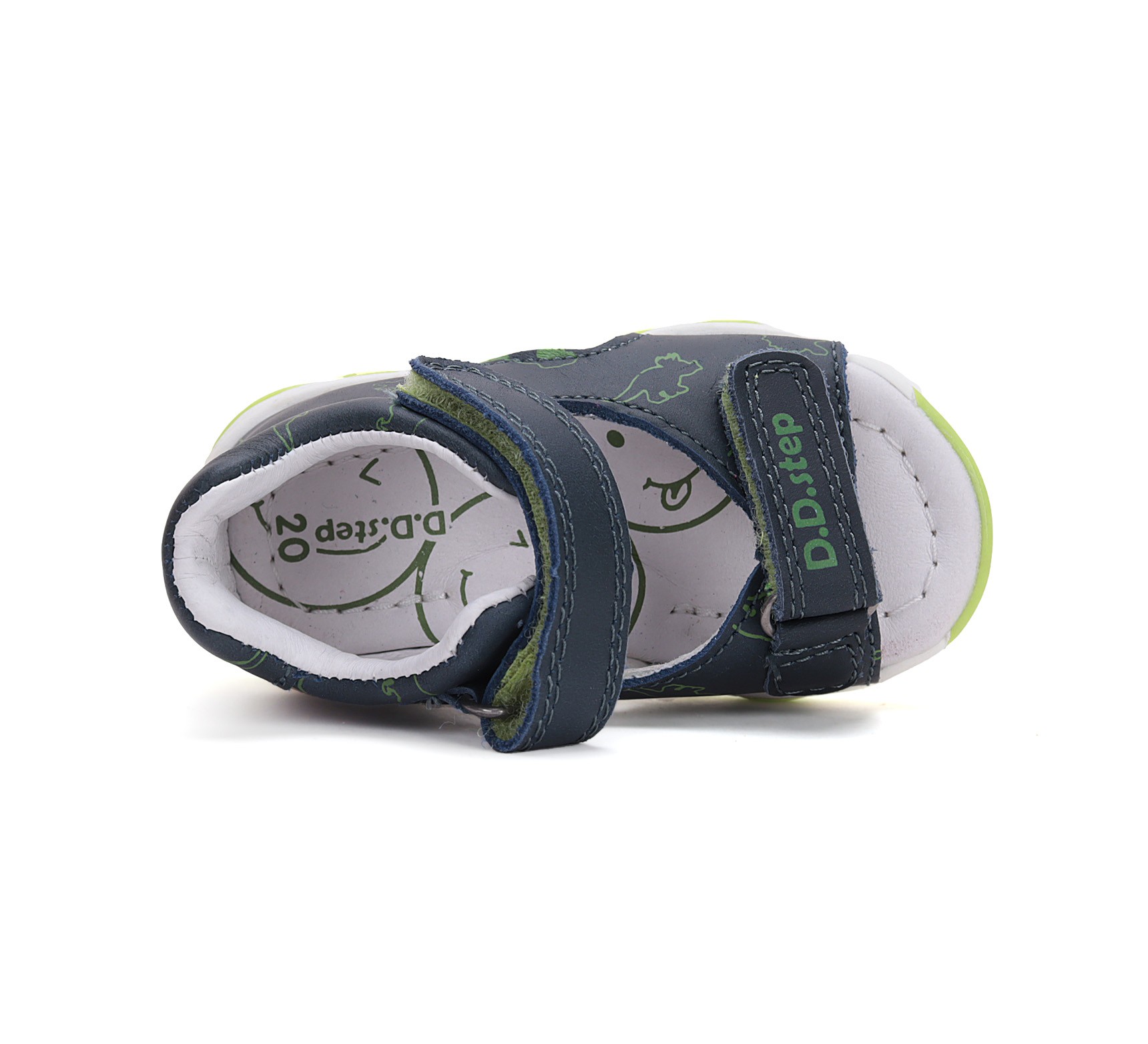 Mėlynos basutės 20-25 d. G064-51586. D.D.Step (Vengrija). Batai vaikams 6 batukai vaikams D.D.Step (Vengrija) Mėlynos basutės 20-25 d. G064-51586