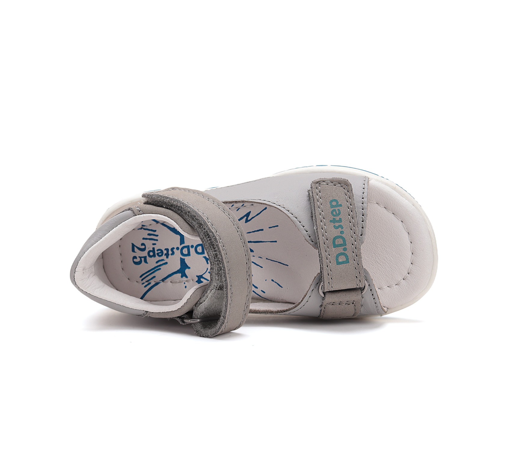 Pilkos basutės 20-24 d. G103-51693B. D.D.Step (Vengrija). Batai vaikams 6 batukai vaikams D.D.Step (Vengrija) Pilkos basutės 20-24 d. G103-51693B