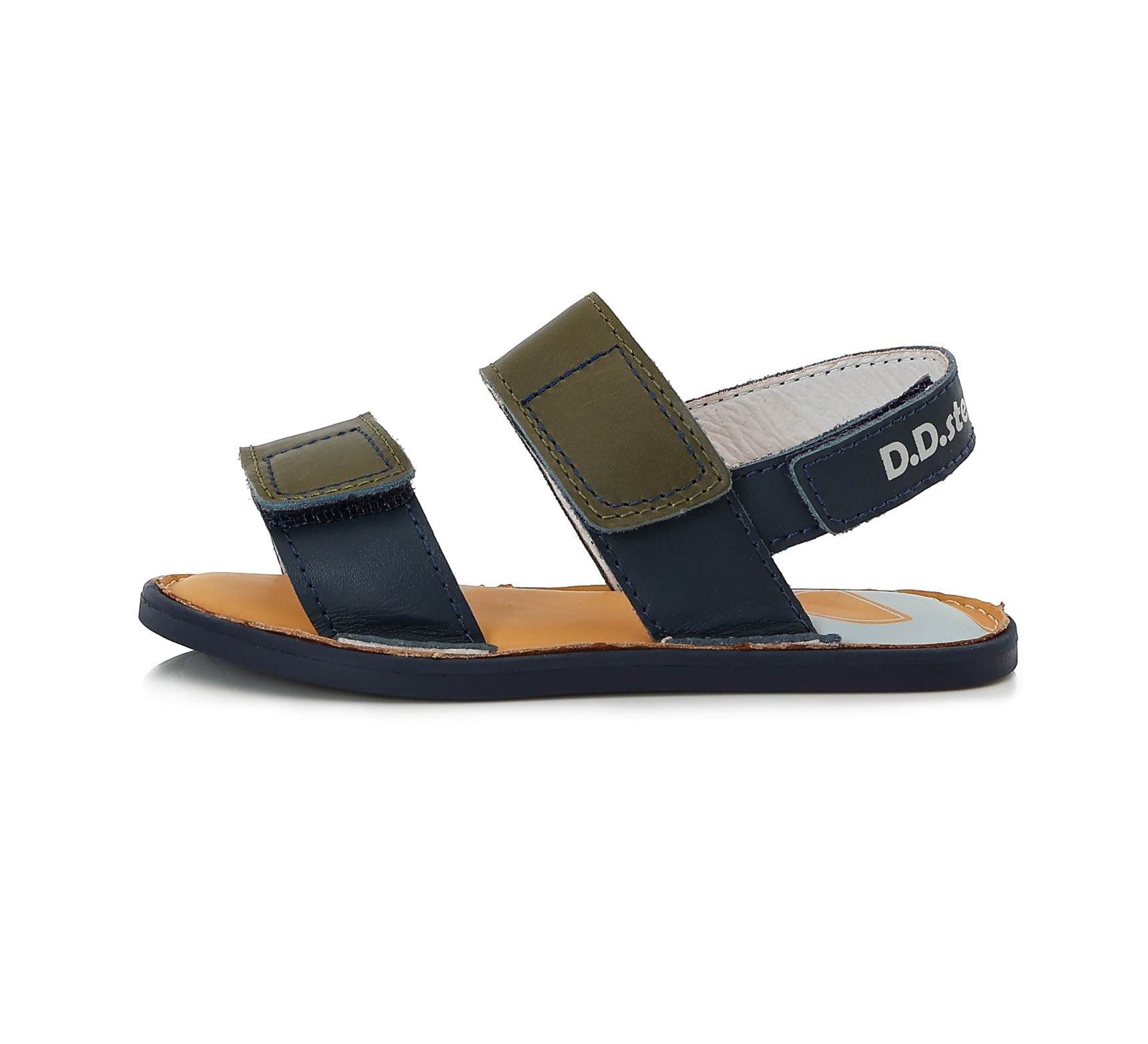 batukai vaikams D.D.Step (Vengrija) Tamsiai mėlynos barefoot basutės 32-37 d. G076-356AL