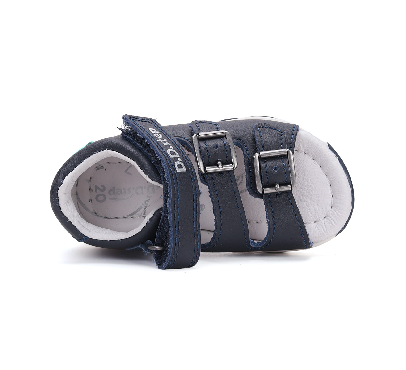 Tamsiai mėlynos basutės 20-25 d. G064-51239B. D.D.Step (Vengrija). Batai vaikams 6 batukai vaikams D.D.Step (Vengrija) Tamsiai mėlynos basutės 20-25 d. G064-51239B