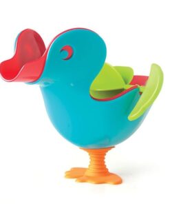 edukaciniai zaislai. Lavinamieji zaislai. FatBrainToys . Quack Stack vandens žaislas