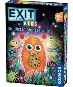 edukaciniai zaislai. Lavinamieji zaislai. KOSMOS . EXIT Kids mokslinis žaidimas „Riddles in Monsterville“