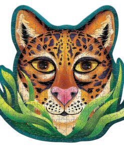 edukaciniai zaislai. Lavinamieji zaislai. Mindware . Jaguaro formos dėlionė su unikaliomis detalėmis (251 detalė)