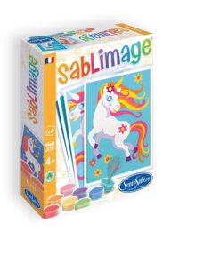 edukaciniai zaislai. Lavinamieji zaislai. SentoSphere . Kūrybinis smėlio rinkinys „Vienaragiai“