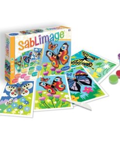 edukaciniai zaislai. Lavinamieji zaislai. SentoSphere . Kūrybinis smėlio rinkinys „Drugeliai“