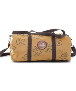 Studioloco vaikiškas kelionių ir sportinis krepšys „Paukštelis“, garstyčių spalvos