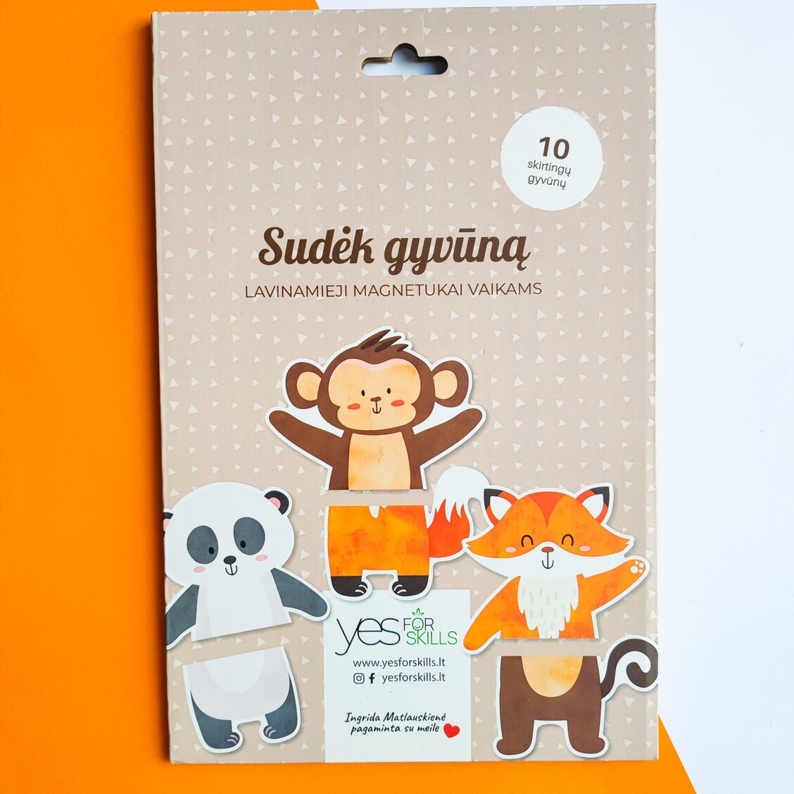 Yes For Skills lavinamieji magnetukai "Sudėk gyvūną" - Image 2