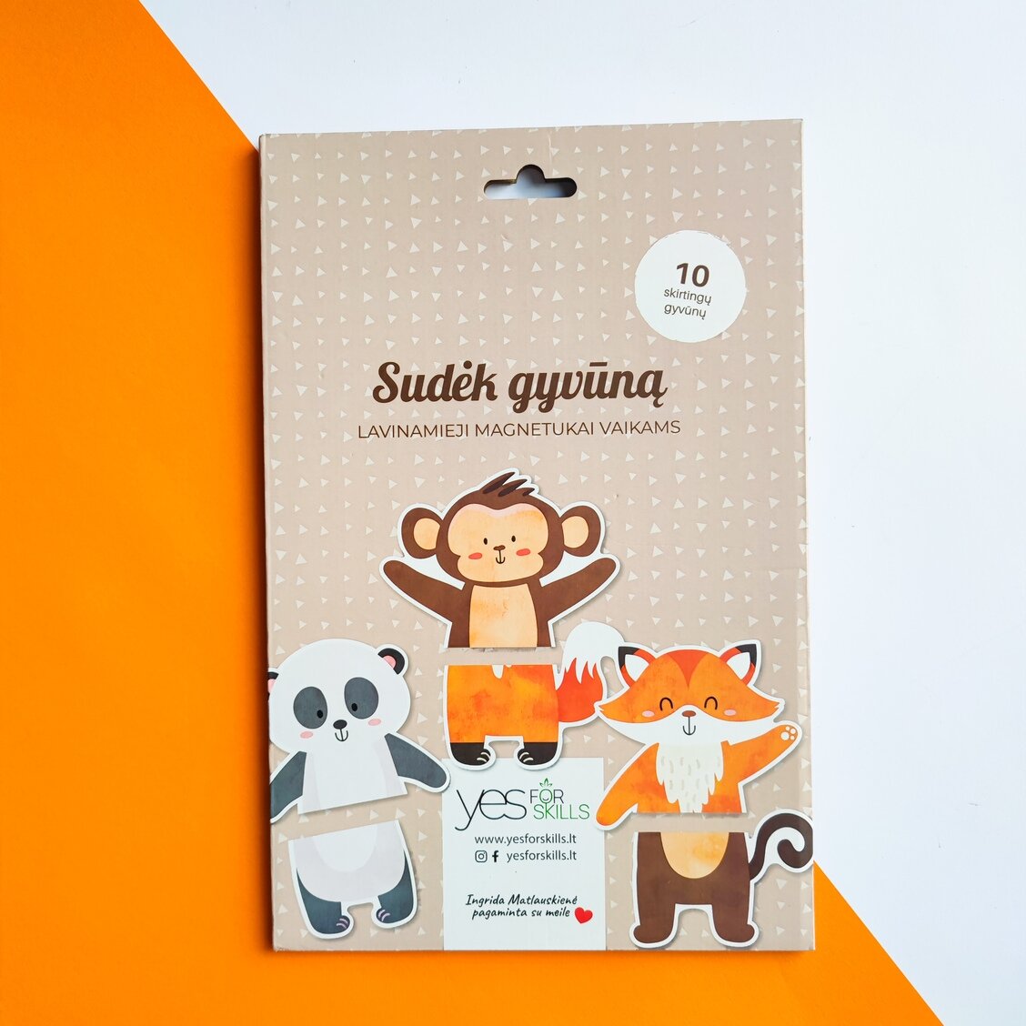 Yes For Skills lavinamieji magnetukai "Sudėk gyvūną" - Image 3