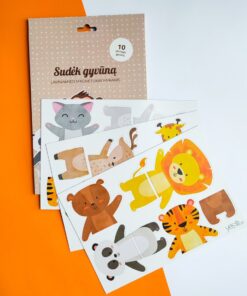 Yes For Skills lavinamieji magnetukai "Sudėk gyvūną"