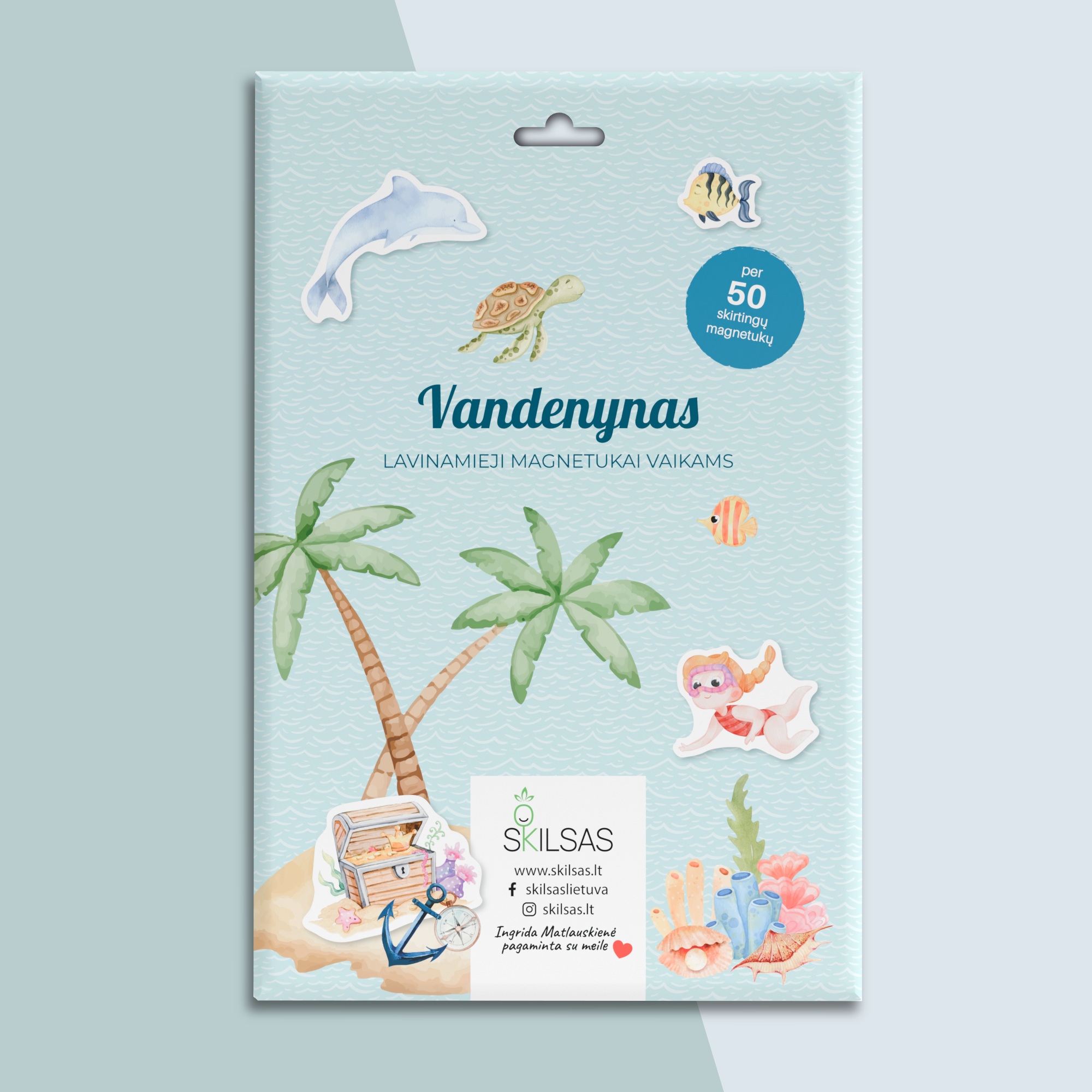 Yes For Skills lavinamieji magnetukai vaikams "Vandenynas" - Image 3