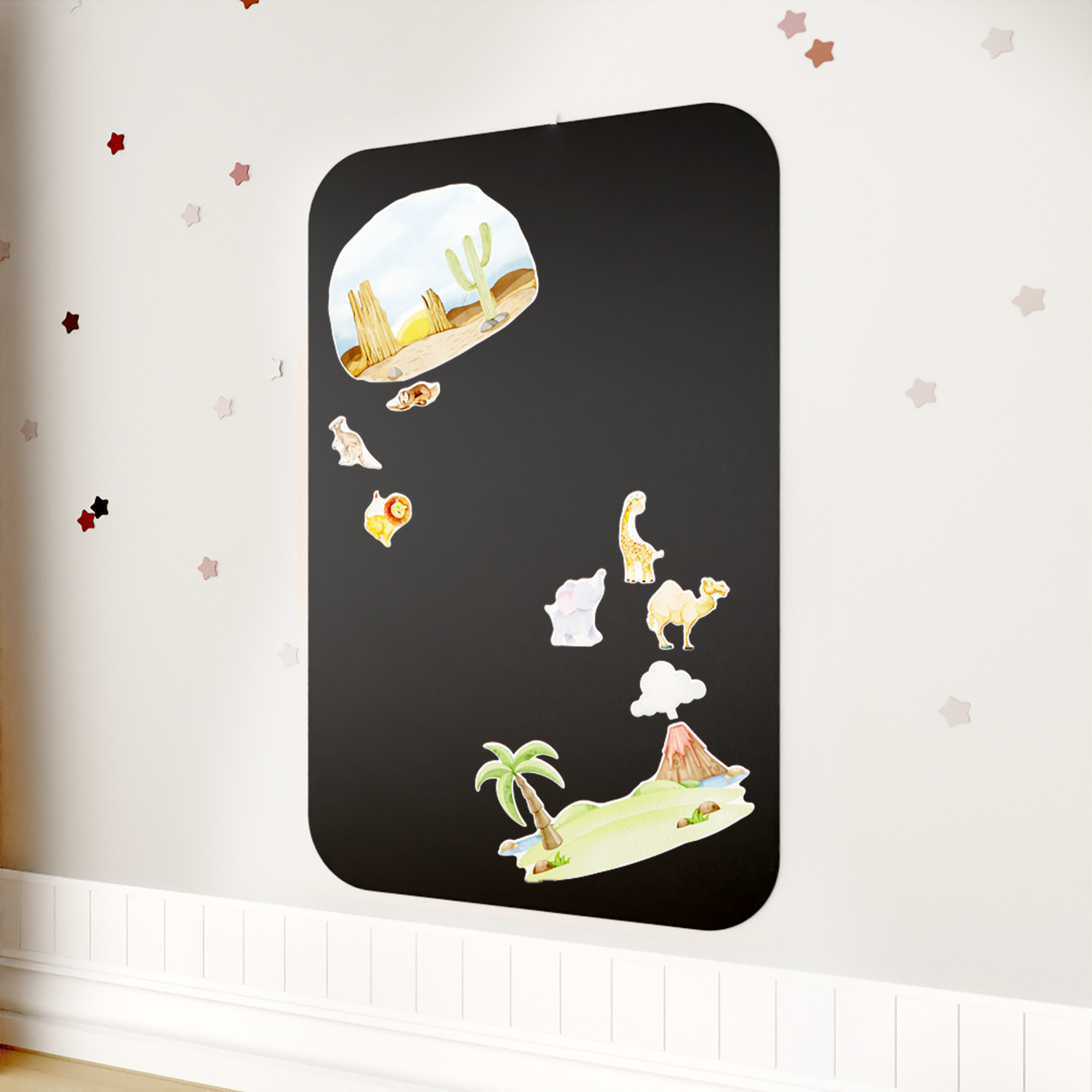 YES FOR SKILLS priklijuojama magnetinė lenta prie sienos "Saira", 50x80cm