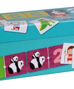 edukaciniai zaislai. Lavinamieji zaislai. Apli Kids . Apli Kids 2 viename žaidimai: DOMINO ir ATSIMINK