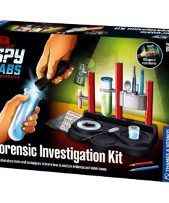 edukaciniai zaislai. Lavinamieji zaislai. KOSMOS . Eksperimentinis rinkinys KRIMINALISTIKOS TYRIMŲ LABORATORIJA