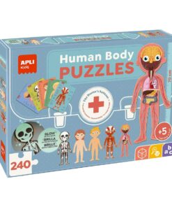 edukaciniai zaislai. Lavinamieji zaislai. Apli Kids . Edukacinė dėlionė „Žmogaus kūnas”