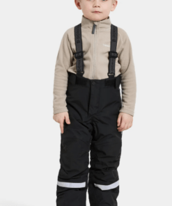 Didriksons pašiltintos neperšlampamos kelnės IDRE KIDS PANTS 6 su augimo funkcija  - Juodos