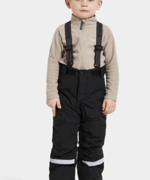 Didriksons pašiltintos neperšlampamos kelnės IDRE KIDS PANTS 6 su augimo funkcija - Juodos 1 Didriksons