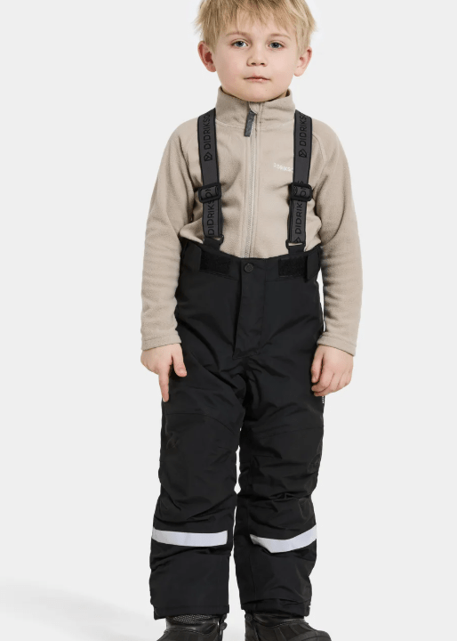 Didriksons pašiltintos neperšlampamos kelnės IDRE KIDS PANTS 6 su augimo funkcija - Juodos