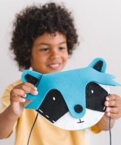 aPunt Barcelona dovanų rinkinys vaikams „Pasigamink rankinę – Meškėnas“