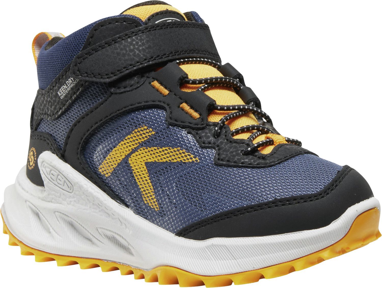 Keen Zionic Mid WP vaikiški žygio batai tamsiai mėlyni