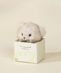 Coco Village švelnus mini meškiukas dovanų maišelyje