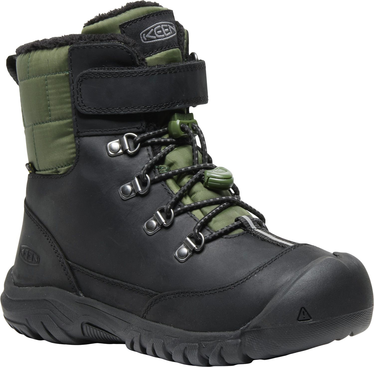 Keen Kanibou WP vaikiški žieminiai žygio batai juodi