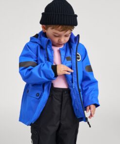 Jackets REIMA Sydvest 5100158A Sparkly Blue 66A0 For Kids