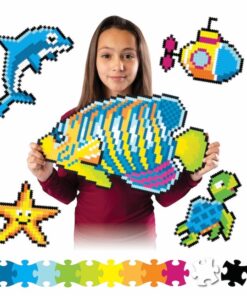 edukaciniai zaislai. Lavinamieji zaislai. FatBrainToys . Jixelz 1500 detalių dėlionė - Povandeninis pasaulis