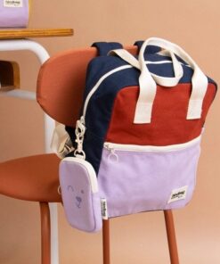 Hindbag „Arthur“ trispalvė kuprinė „Terracotta“