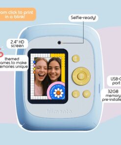 Alternative view of Kiimento momentinis fotoaparatas „Dangaus mėlyna“ (Print Pro, Modelis P2)