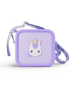 Kiimento silikoninis krepšys „Violetinė Vienaragė“