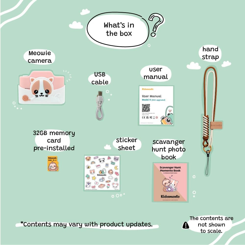 Kiimento skaitmeninis vaikiškas fotoaparatas „Katytė“ 5 Kiimento skaitmeninis vaikiškas fotoaparatas „Katytė“ - Image 3