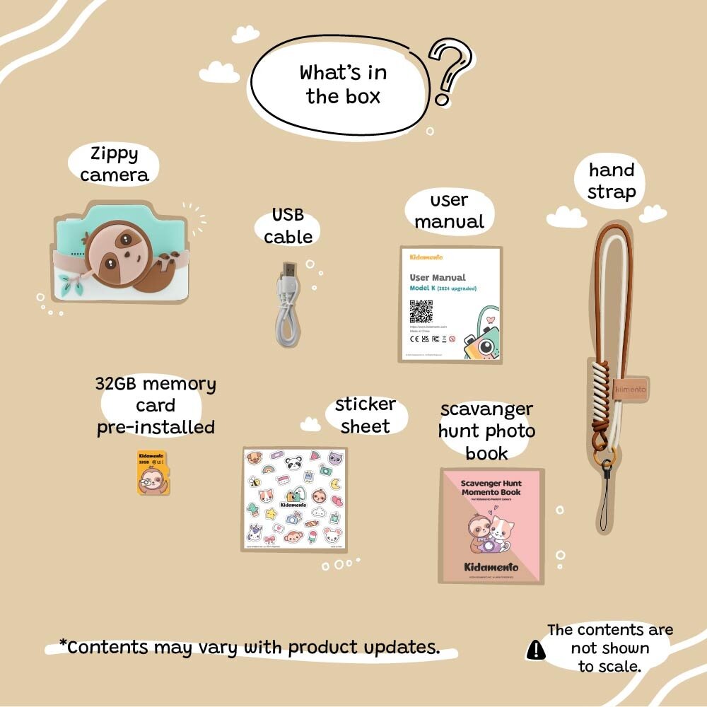 Kiimento vaikiškas fotoaparatas „Tinginukas“ 6 Kiimento vaikiškas fotoaparatas „Tinginukas“ - Image 4