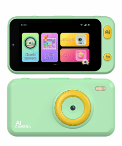 KINGTOP Išmanus vaikiškas fotoaparatas su dirbtiniu intelektu (žalias)