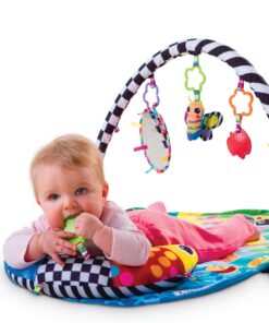 edukaciniai zaislai. Lavinamieji zaislai. Lamaze . Veiklų kilimėlis „Jonvabalis Fredis“