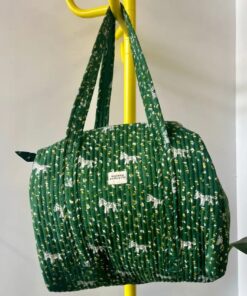 Maison Augustin vaikiškas kelionių krepšys „Zebra Lawn“