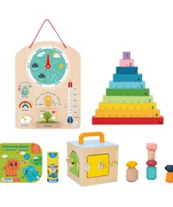 Alternative view of Montessori edukacinis žaislų rinkinys 3+ metų vaikams