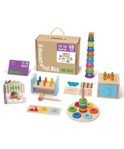 Montessori edukacinis žaislų rinkinys vaikams, 13–18 mėn.